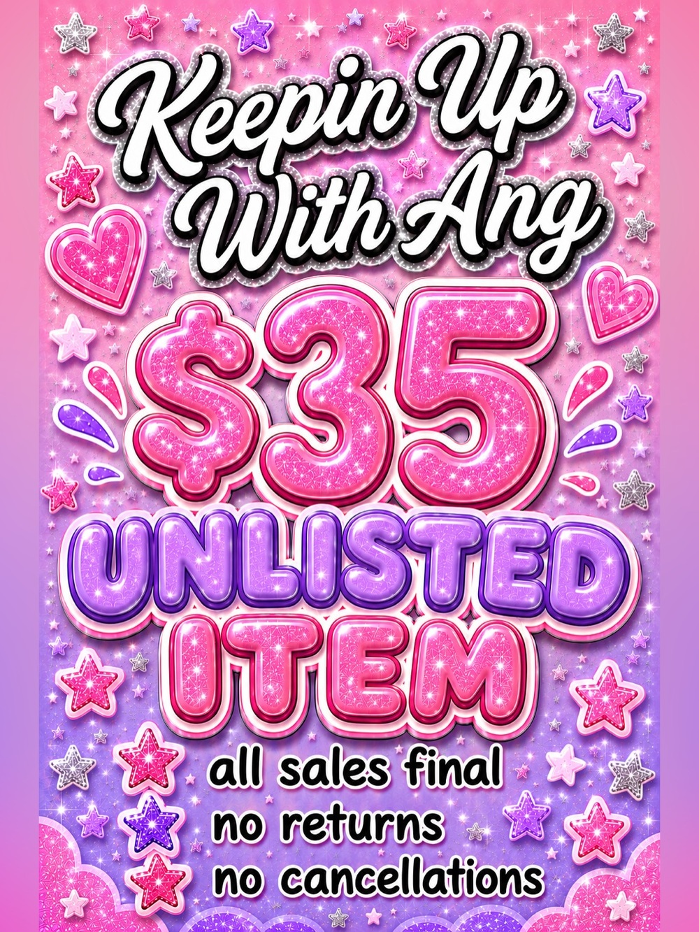 $35 & Up Unlisted Item (6)